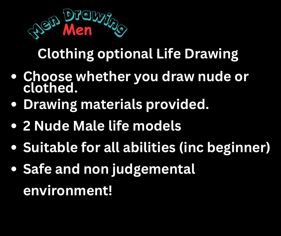ModelEssex's tweet photo. Join us for a fully clothing optional life drawing session. Open to all guys Straight/Gay/BI/Curious. All materials provided. #nudist #naturist #lifedrawing #lifemodel #art #nude #naked #naturism #essex #mendrawingmen #artclass #malenude #colchester #gay #straight #bi #curious https://t.co/DCC0Mz9EC6