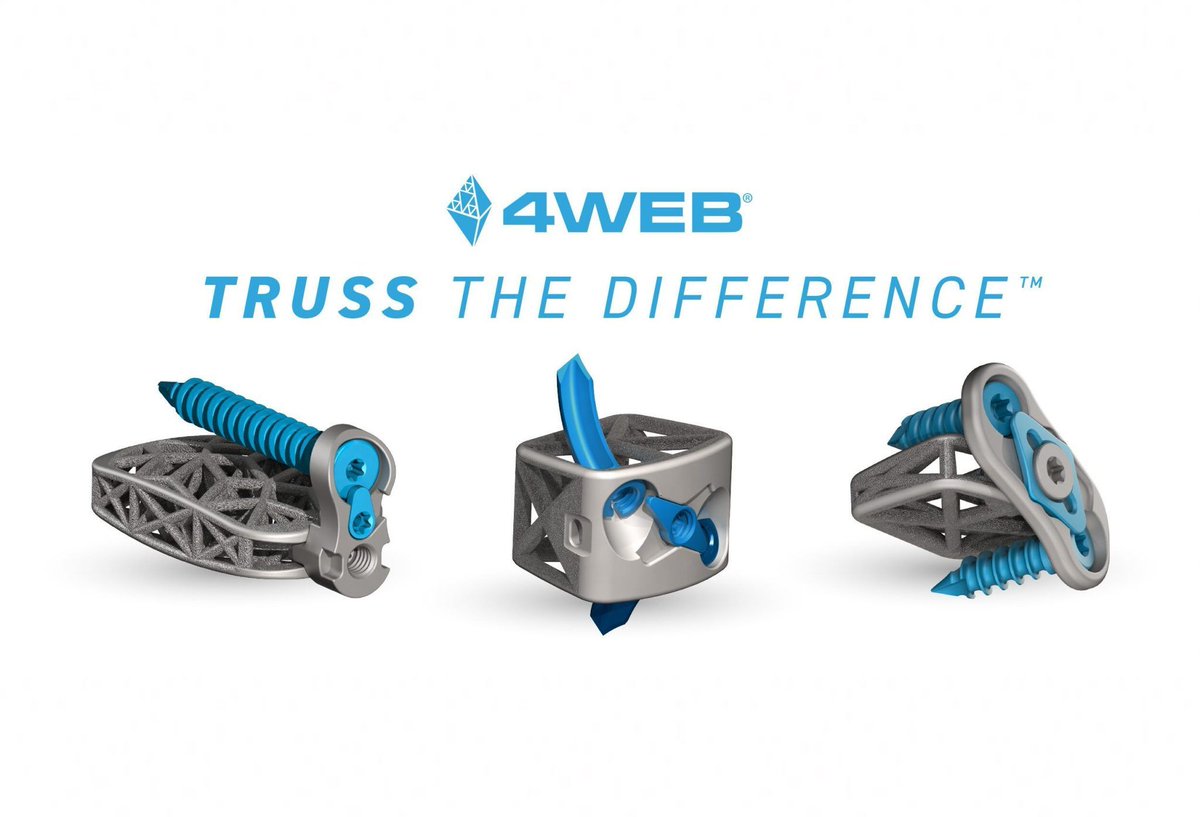 VoxelMatters (@voxelmatters) on Twitter photo .<a href="/4WEBMedical/">4WEB Medical</a> hits 100,000 spine procedures with its 3D printed TRUSS implant tech.
The first company to receive 510(k) clearance for a printed spine implant—now a widely adopted solution.
buff.ly/EQFF49F
#medical #additivemanufacturing #3dprinting #orthopedicimplants .<a href="/4WEBMedical/">4WEB Medical</a> hits 100,000 spine procedures with its 3D printed TRUSS implant tech.
The first company to receive 510(k) clearance for a printed spine implant—now a widely adopted solution.
buff.ly/EQFF49F
#medical #additivemanufacturing #3dprinting #orthopedicimplants