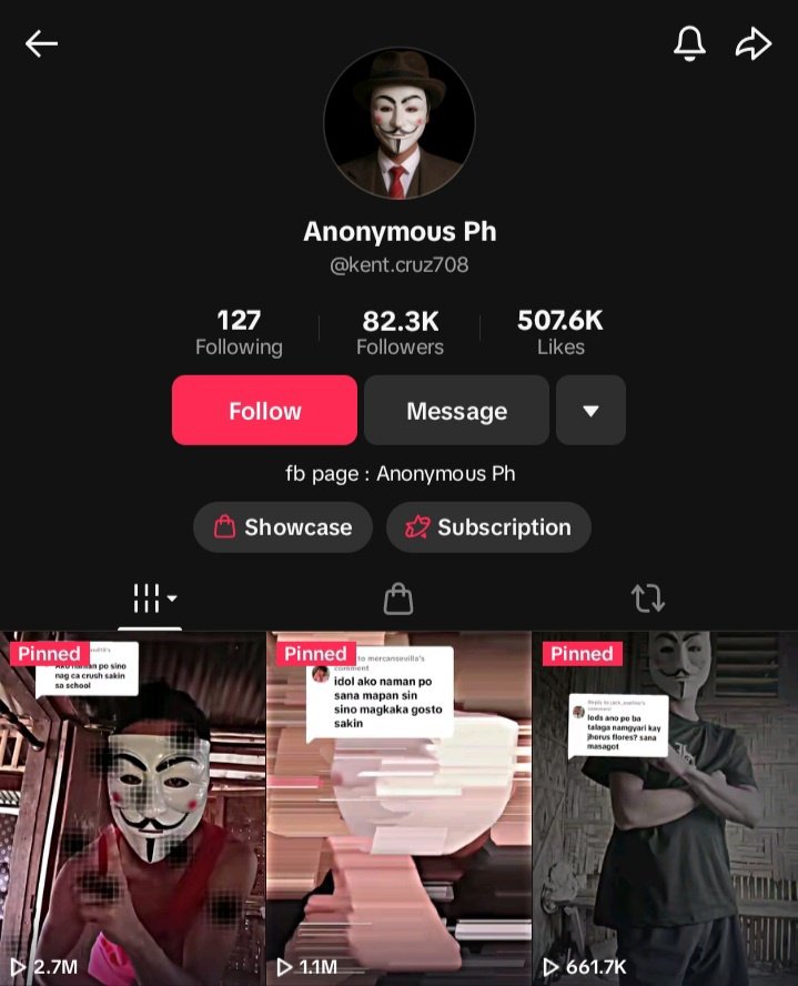 ActivistHT_2's tweet photo. All my brother and sister, Fake anonymous spotted. we are never using facebook in the first place. especially we do not support man that under investigation by ICC.

they are trying to discredit our reputation just like QAnon. stay vigilant 

#Anonymous #FakeAnon #OpPhilippines https://t.co/q9APHwuv3H