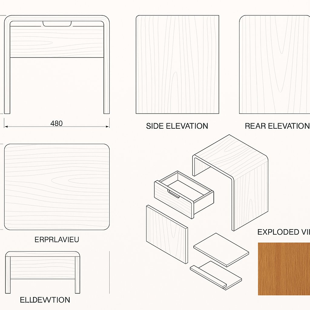 MastersNitish's tweet image. Day 274
rom concept to 2D drawings — instantly. 🏗️

With AI, auto-generate: 
🔹 Floor plans
🔹 Elevations
🔹 Sections
🔹 Linework

No more redrawing or remeasuring. Just smooth, fast, accurate workflows.

#AIinArchitecture #SmartDrafting #DesignAutomation