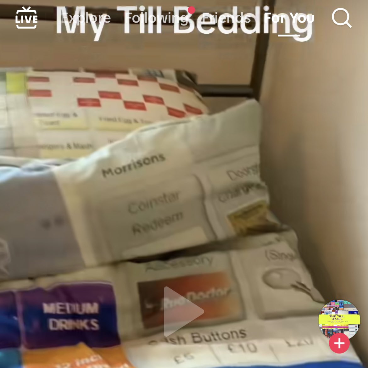 pestchainss's tweet photo. favourite tiktok account is this guy who reviews different till systems and is so obsessed that he sleeps in a till system printed duvet https://t.co/LPlnCvd1iM