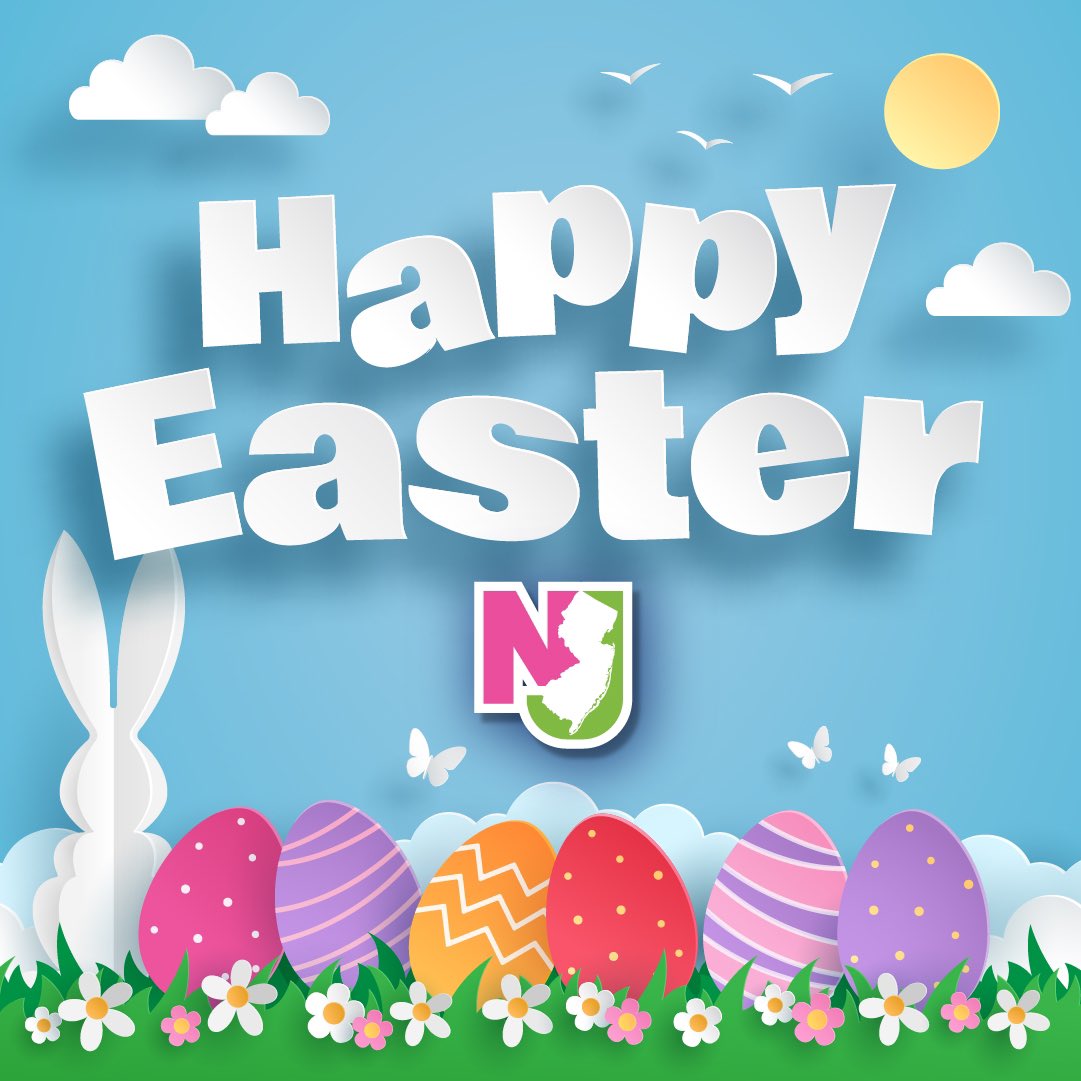 NJGov's tweet photo. Happy Easter, NJ 🐰🐣 https://t.co/HgQt8MrERt