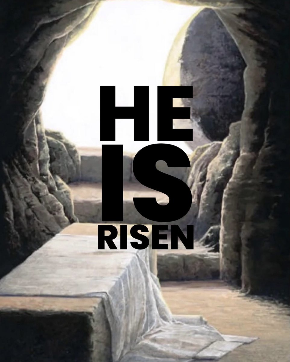 He is risen.