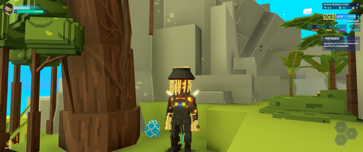Found the Easter Blue Egg in <a href="/TheSandboxGame/">The Sandbox</a>  tsbga.me/TheSandbox #AlphaSeason5