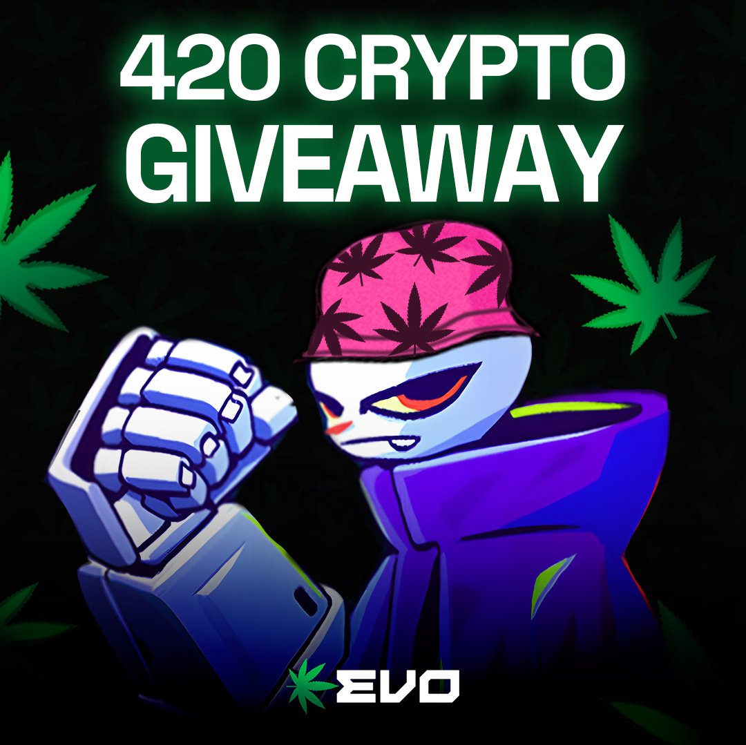 EVOioCasino's tweet photo. Happy Easter ❌ Happy 420 ✅

To celebrate 420 we're holding a crypto giveaway where one lucky degen can win👇

420 USD in $BTC Cash 💰

To enter:
♥️ Like this post
💬 Comment your Evo user ID https://t.co/ngvPoCAoRV