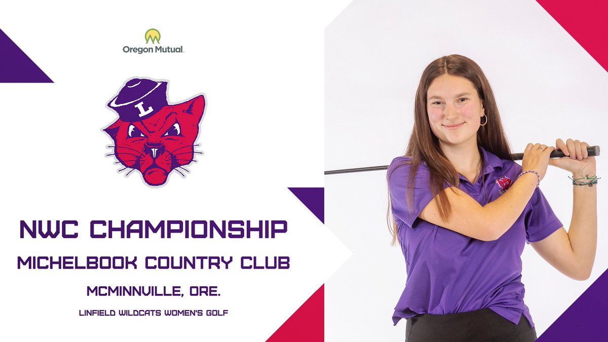 linfieldwgolf's tweet photo. 'Cats teeing off in the NWC Championship 😼⛳️🟣

⛳️ Michelbook Country Club
📍 McMinnville, Ore.

#RollCats | #d3golf https://t.co/zBc9G6yHky