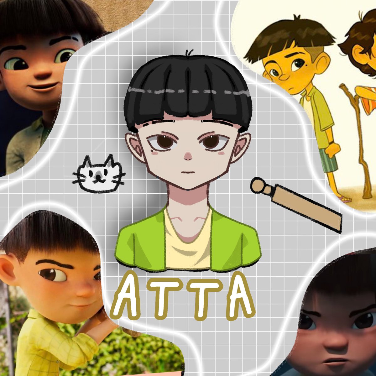 queueonlist's tweet image. AAAA TELAT BANGET BIKIN FANARTNYAA🥹
btw happy 5 juta views Jumbo!! keren banget sih, salut sama semua yang terlibat 💙
ini dia Atta, si cat lover dan kebanggaannya abang acil🔥
#jumbo #FanartJUMBO