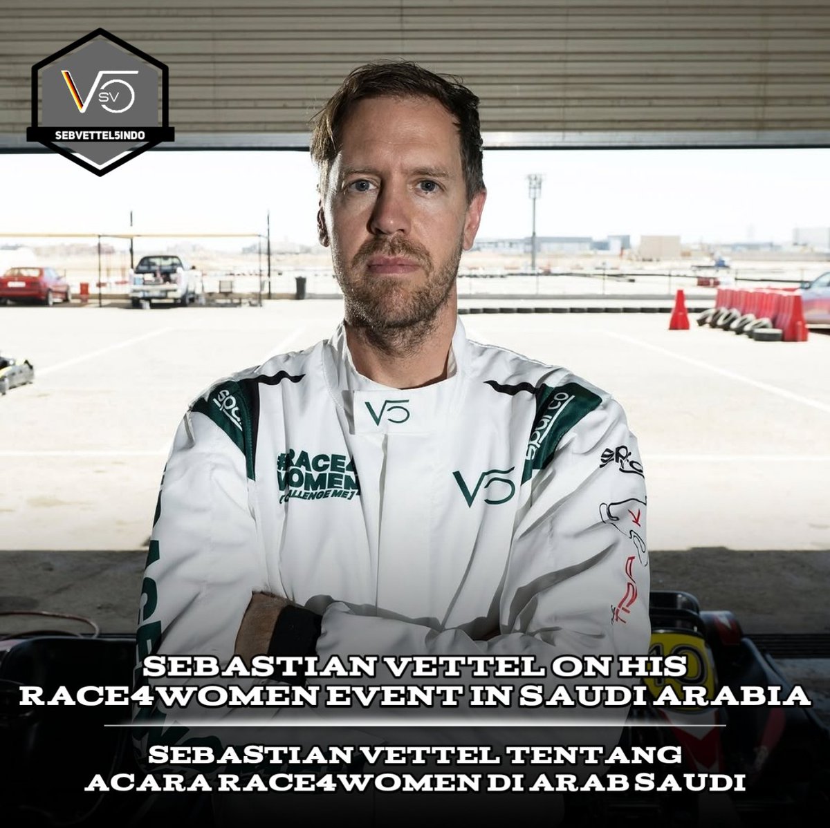 [Thread] Sebastian Vettel on his Race4Women event in Saudi Arabia

On Wednesday afternoon, motorsport enthusiasts have gathered to watch 20 young women race around the twisty circuit but there is one further addition to the driving line-up, and he’s a four-time F1 World Champion.