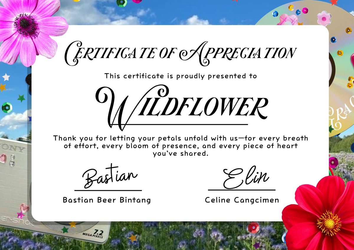 Thank you for letting your petals twirl and bloom with us! Every flutter of kindness, and every blossom of heart you’ve shared has made our garden grow in the sweetest, silliest, most magical ways.
✿₊˚⊹♡₊˚୨୧₊˚༶⋆｡˚ᵎᵎ✧༚｡⋆༶˚₊⊹˚₊✿