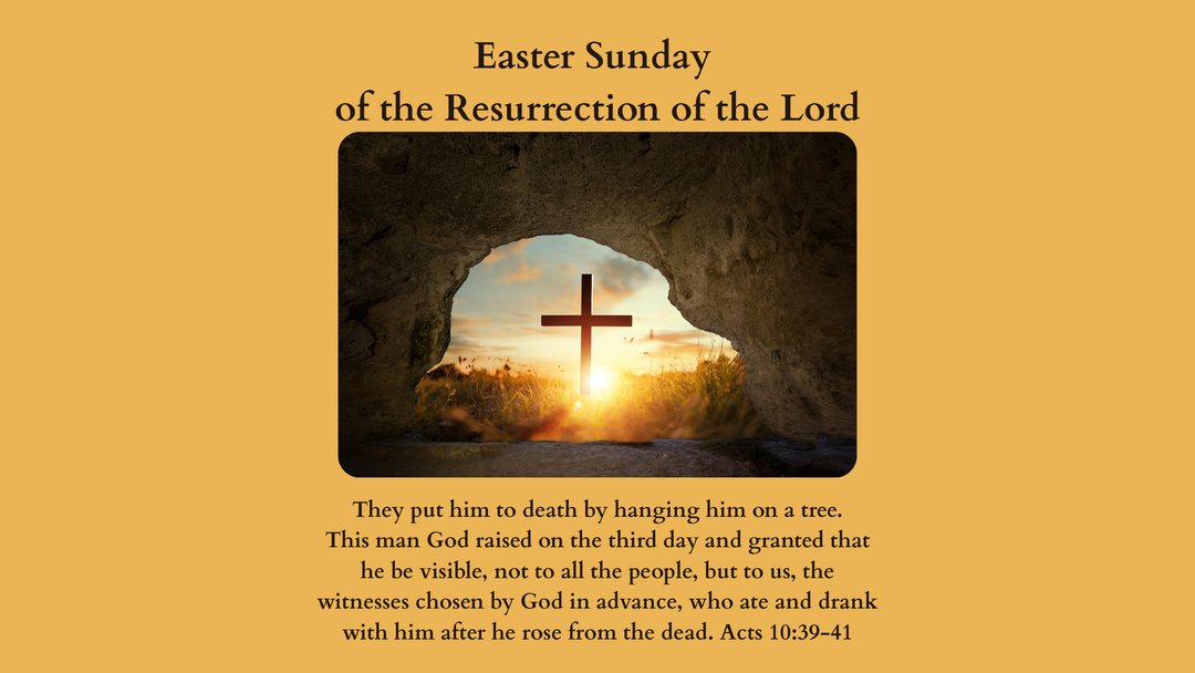StEChurchMD's tweet photo. On Easter Sunday, we contemplate and rejoice in the risen Christ. Alleluia! Christ is risen! #EasterSunday https://t.co/N5dOz6zZ2S