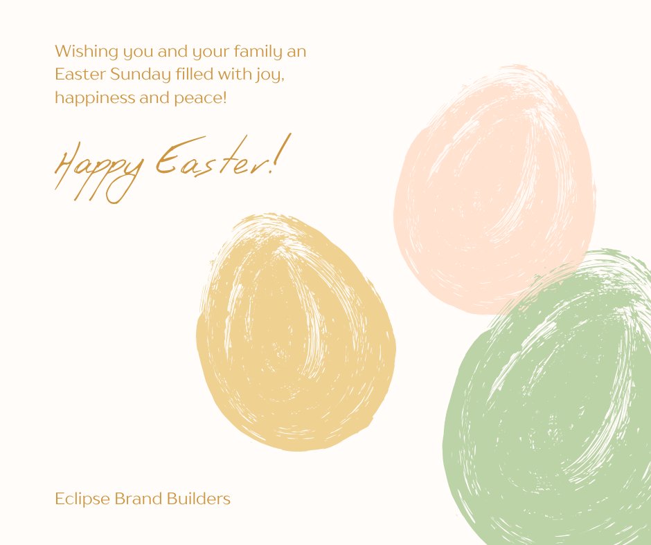 eclipsebbuilder's tweet image. Happy Easter from all of us at Eclipse!