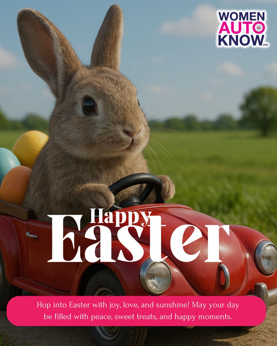 WomenAutoKnow's tweet image. Egg hunts, chocolate dreams, and springtime cheer. Easter’s here to refresh the soul and sweeten the day. 🐰🌷  

#WomenAutoKnow #She_Auto_Know #DriversAutoKnow #Easter #HappyEaster #EasterSunday #EasterVibes