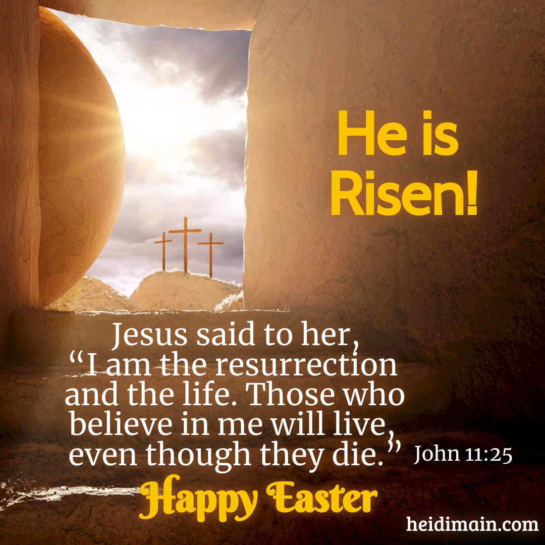 He is Risen!
He is Risen Indeed!
Happy Easter everyone 💜