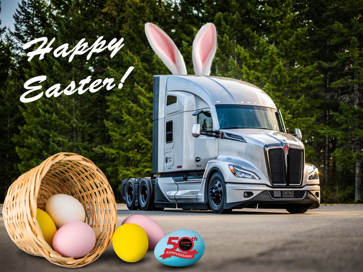 cittrucks's tweet photo. Just cruisin' by to wish you a Happy Easter from CIT Trucks! https://t.co/EA3wcLaKIx