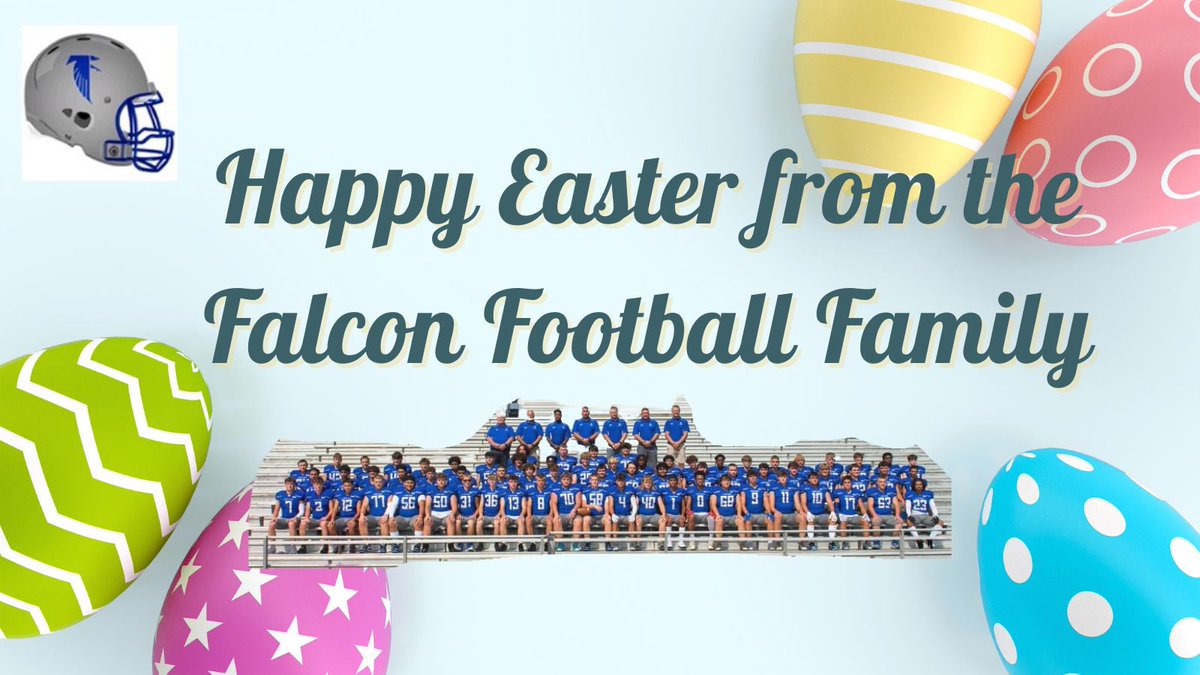 Have a wonderful Easter from the Cedar Crest Football Family! Great things ahead of us in the future!    #BeMore #FalconPride