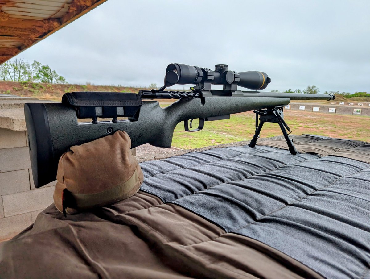 rockchalk06's tweet image. Cool, soggy and windy. Excellent day to ring some steel. #TikkaRifles #Tikka @LeupoldOptics #7PRC