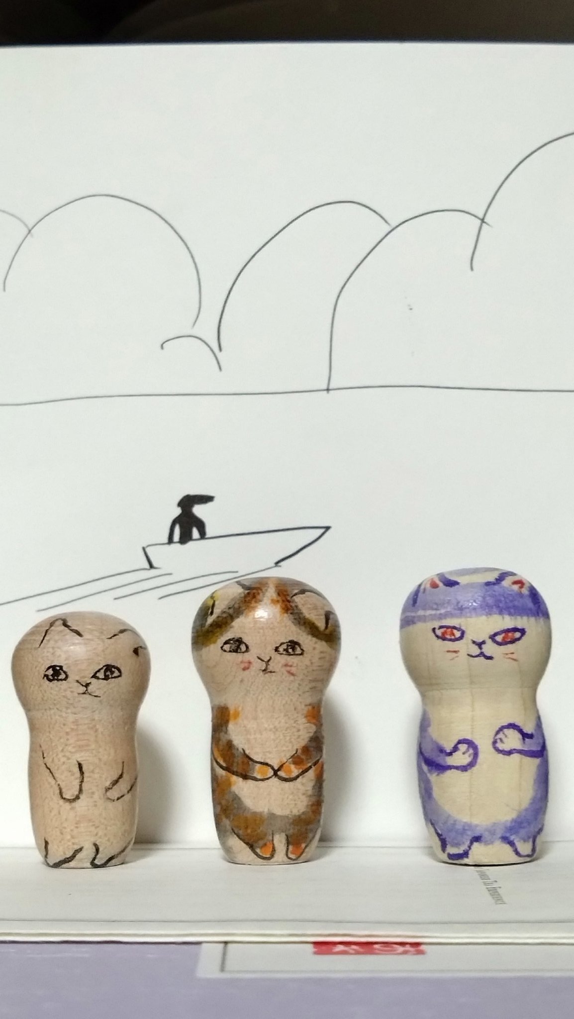 阿部木の実　こけし　① 阿部木の実 こけし