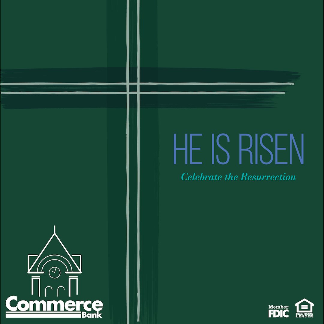 CommerceBk's tweet image. He Is Risen!