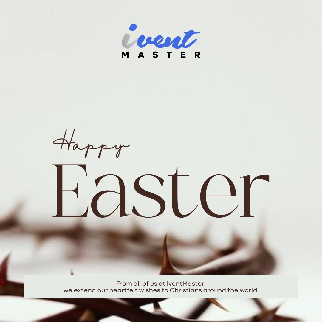 Happy Easter From all of us @Iventmaster, Wishing you joy, peace and refreshing sense of renewal this season.

#HappyEaster2025 #EasterBlessings #Iventmaster #EventInspiration #JoyfulSeason