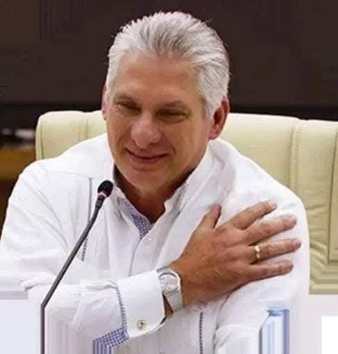 Felicidades presidente <a href="/DiazCanelB/">Miguel Díaz-Canel Bermúdez</a> 
Se le respeta por su consagración y entereza ante tantas complejidades.
Mucha salud le deseo junto a millones de compatriotas.