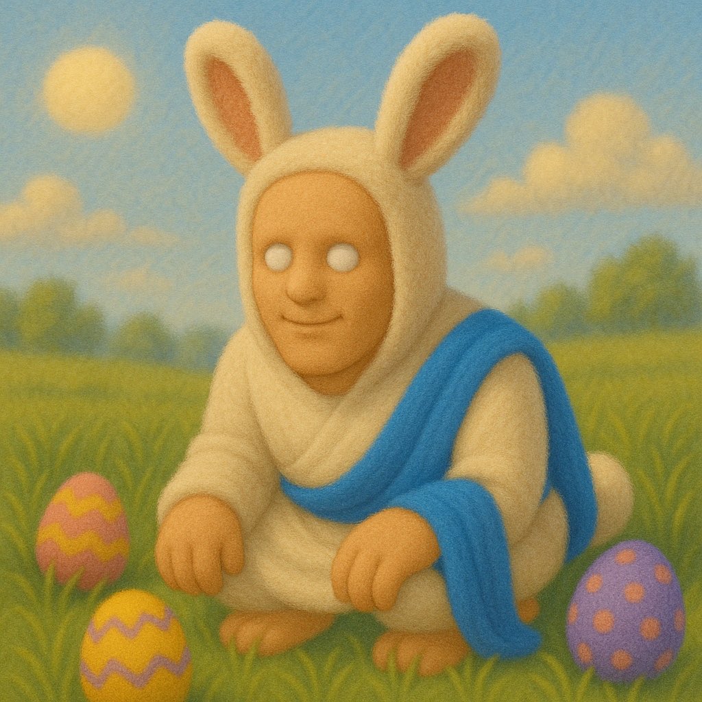 tybasegod's tweet photo. Hunt eggs. Find salvation. https://t.co/cqBTjftHy6