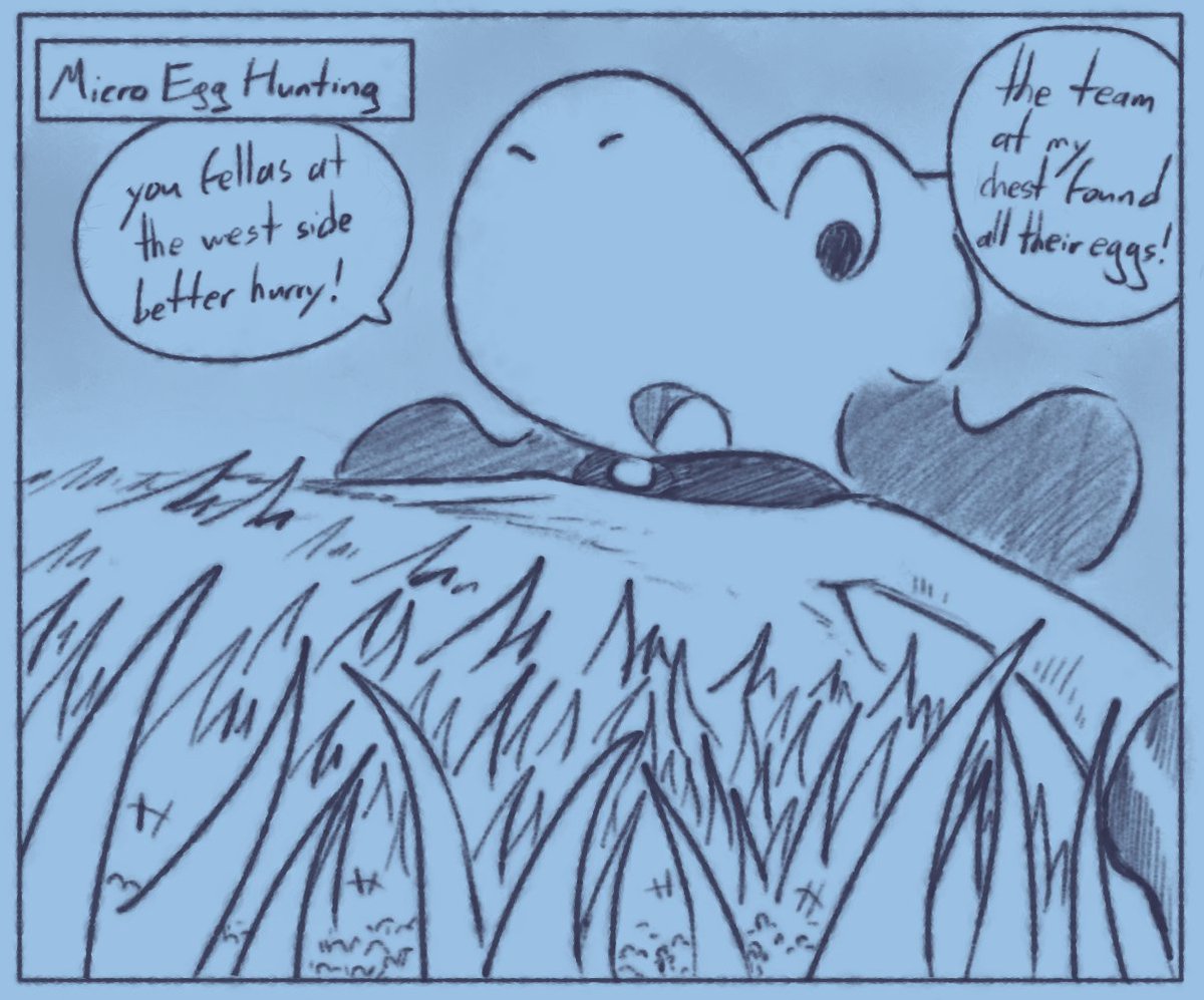 Some friends explained to me how the whole egg hunting works. So I decided to invite them to give it a try!

This is how it works right? :0c
