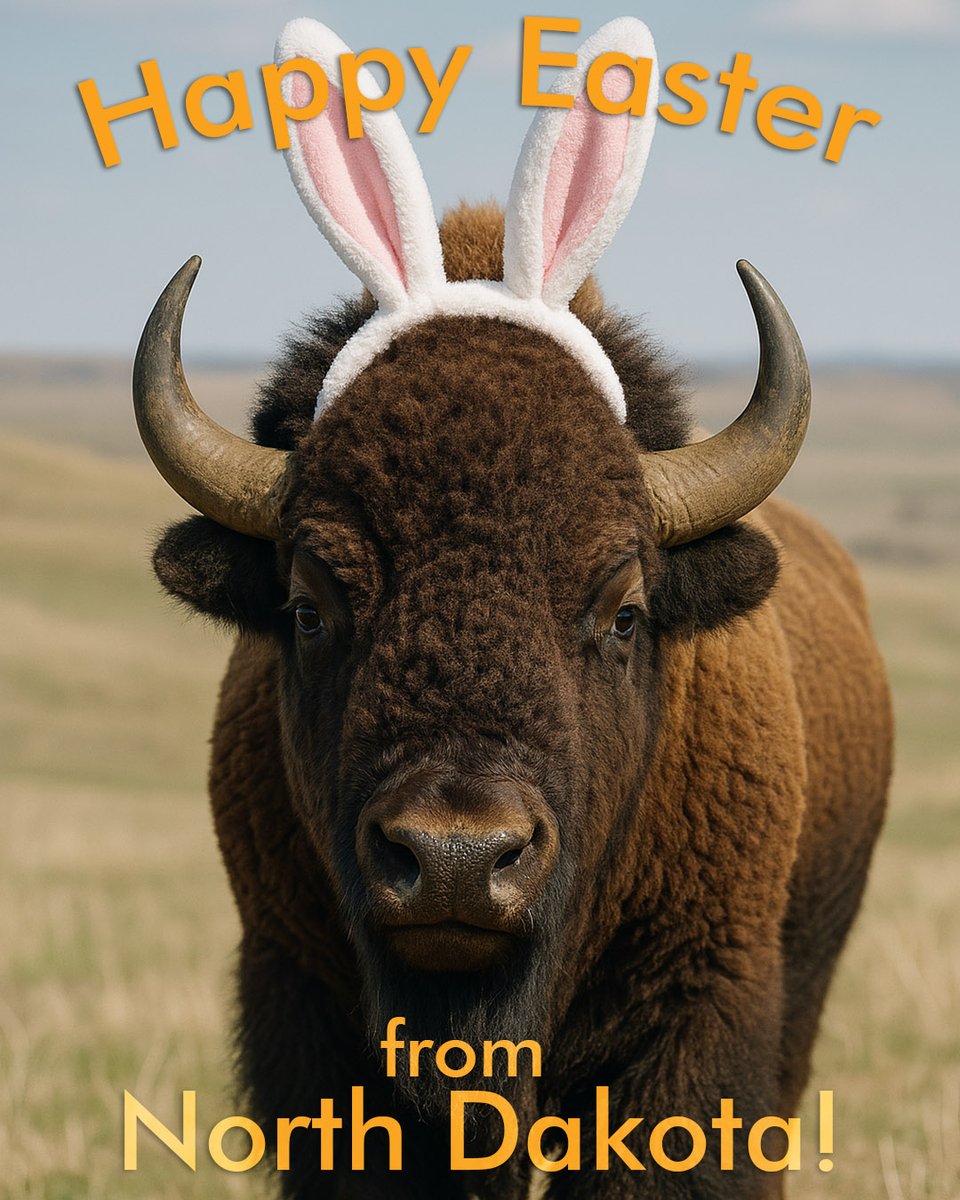 We thought this suited us better. The Easter Bison hopes you enjoy your day!
