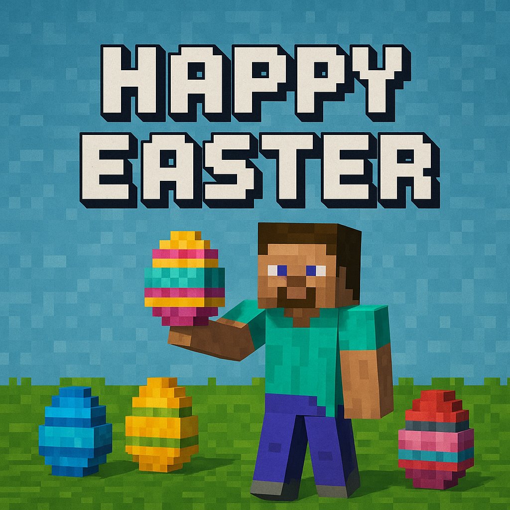 StageGamingg's tweet photo. 🌸🐣 ¡LA AVENTURA COMIENZA ESTA PASCUA!

Los conejos no son lo único que salta hoy... ¡tú también cuando veas lo que viene! 🕹️🚀

Muy pronto abrimos nuestro nuevo servidor Minecraft 1.21.4
🔗 IP: https://t.co/A31PYhFEPI
🔥 Nuevas aventuras y full diversión asegurada.

#Easter https://t.co/u0v96Yamf2
