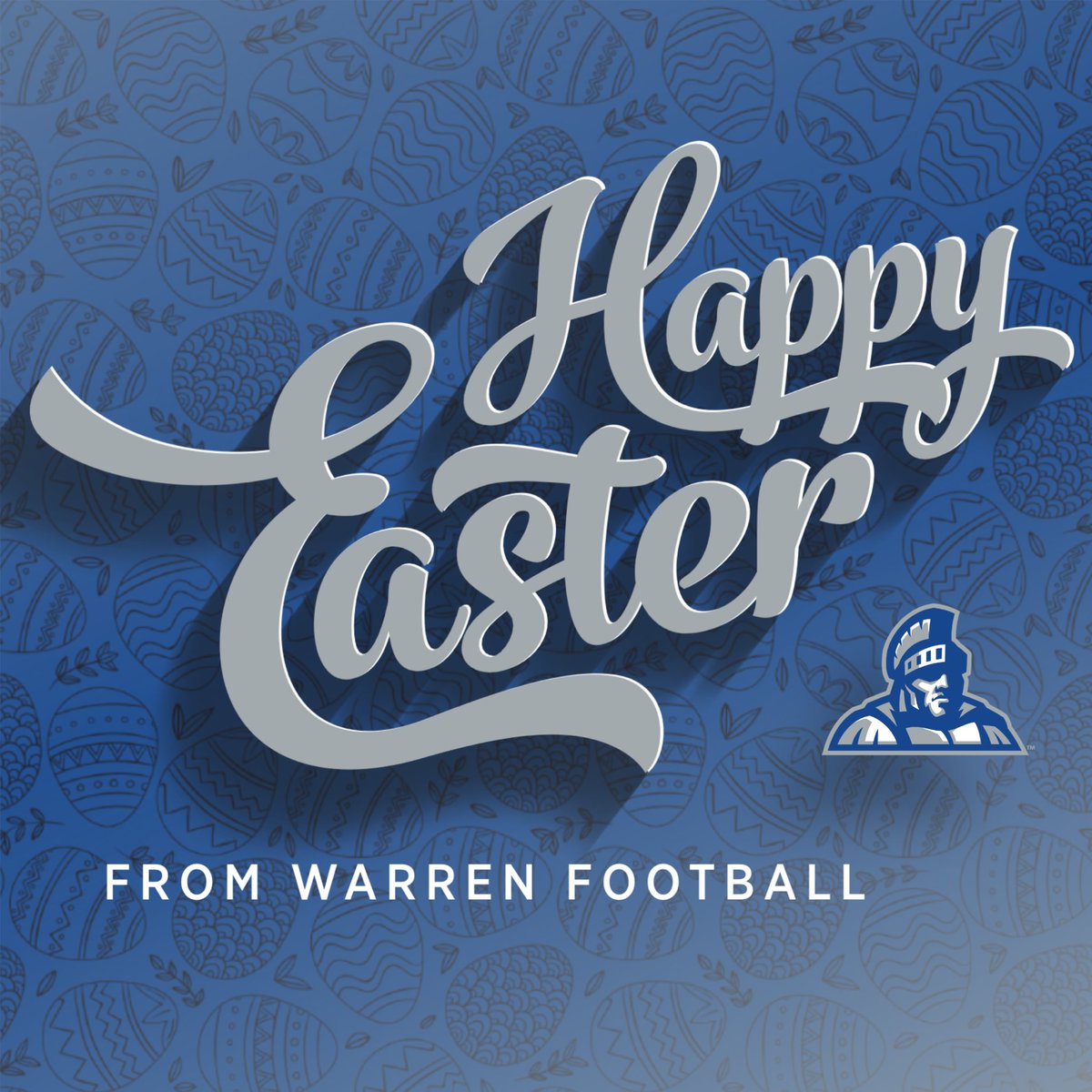 Happy Easter from The Warren Warriors Football Program! 🐣🥚🐇