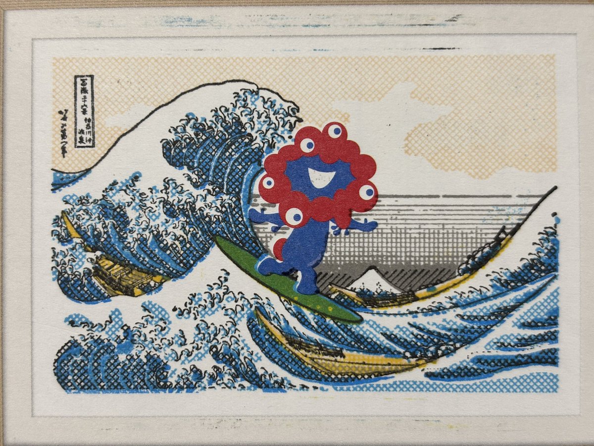 万博限定 富嶽三十六景 金箔 ミャクミャク 絵画 大阪万博 見れなかった