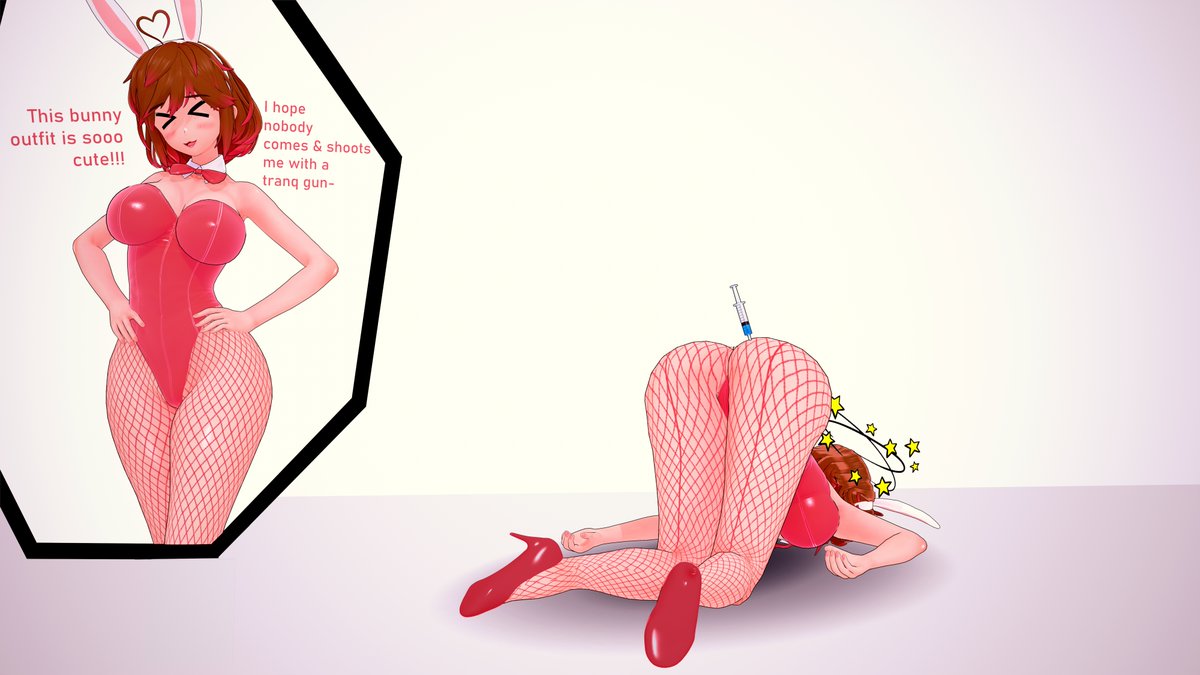 HAPPY EASTER from this unconscious bunny girl!!! >w<