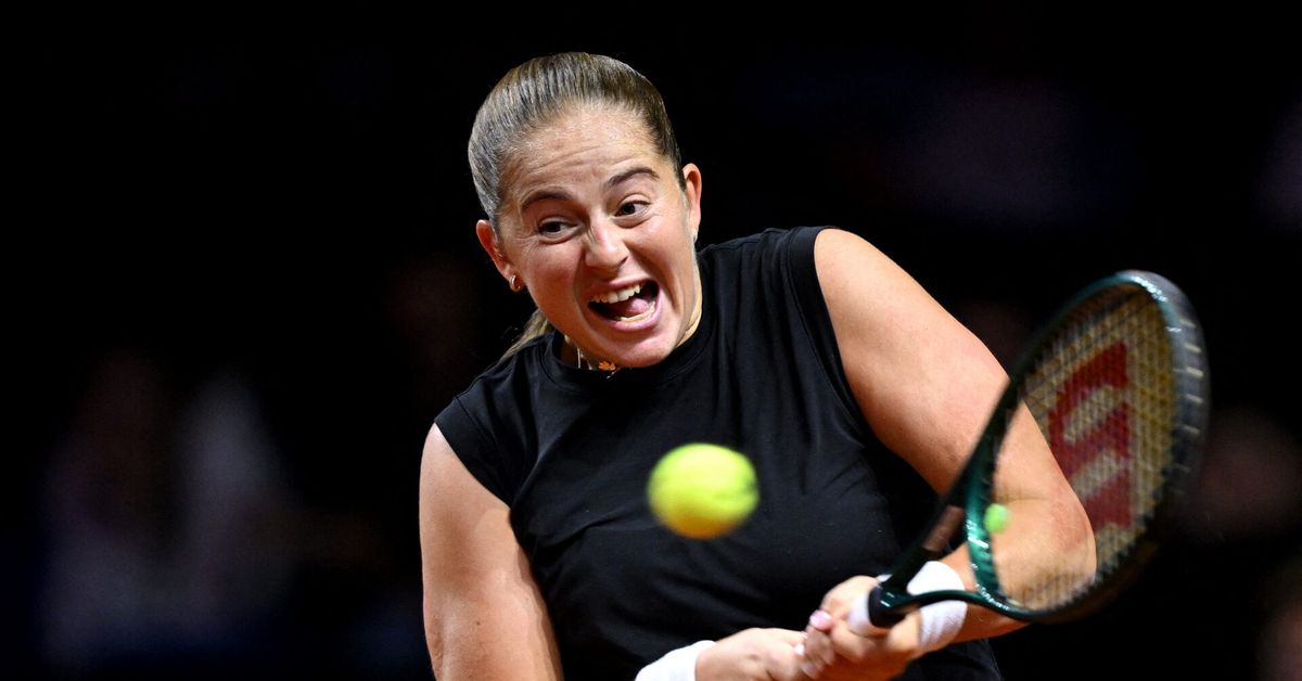 Unseeded Ostapenko cruises into Stuttgart final reut.rs/4io3eIE