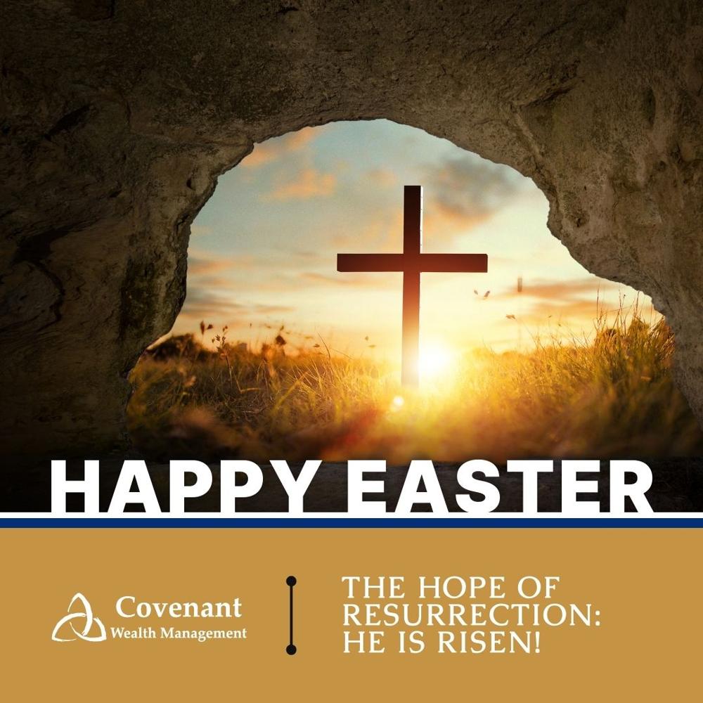Covenant_WM's tweet photo. Easter Reflection: The Hope of Resurrection He is Risen! Celebrate the power of faith and new beginnings this Easter. Rejoice in the miracle of Easter! #WinstonSalemNC #CovenantWealth #FinancialAdvisor #WeeklyVerse https://t.co/gE158SPDE4