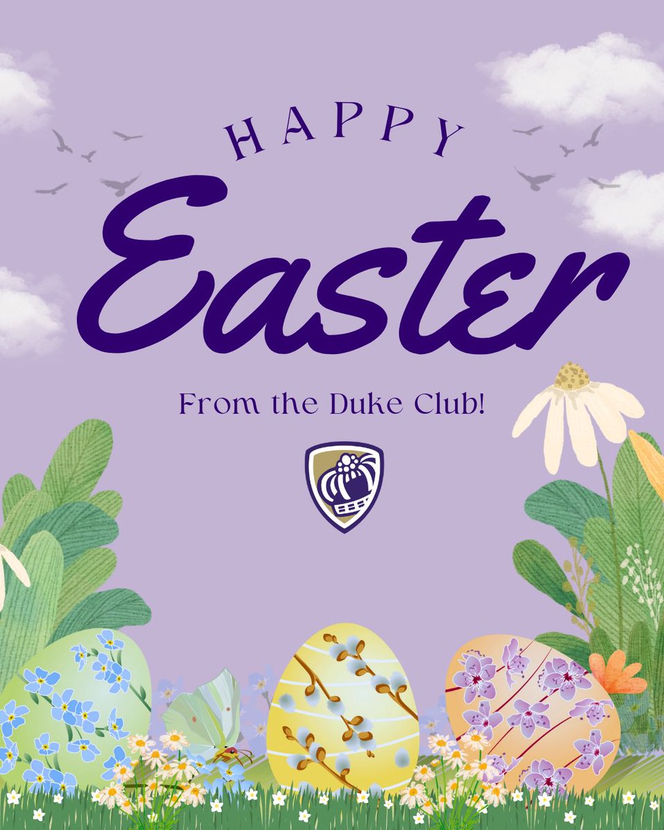 Happy Easter to those who celebrate! 🐣💜

#GoDukes | #ProudandTrue