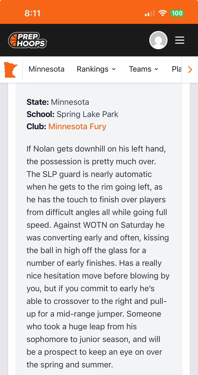 Thank you for the write up  <a href="/FreshCoastHoops/">Fresh Coast Hoops</a> ! <a href="/PrepHoops/">Prep Hoops 🏀</a> <a href="/SLPbasketball/">Spring Lake Park Boys Basketball</a> <a href="/mnfuryboys/">Minnesota Fury</a> <a href="/RyanJamesMN/">Ryan James</a> <a href="/dlreyes4242/">Steve De Los Reyes aka DeLo</a> <a href="/m_clloyd/">Christopher M. Lloyd</a>