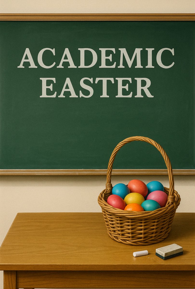 DrLancaster's tweet image. “No one remembers why the eggs appear. They just do. Like the marking backlog.”

#academichumor