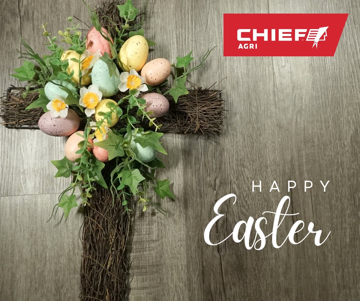 Wishing you a joyful Easter from Chief Agri! May this day be a celebration of new beginnings, hope, and renewal. Whether you're hunting for eggs or spending time with loved ones, may your day be filled with love, happiness, and the blessin...
#Easter #LeadLikeChief #ChiefAgri