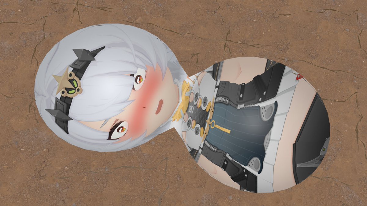 尻プレスの平面化したくて作ったやつ。ほんとは動画にしようかと思ったけど、それは別なものにする