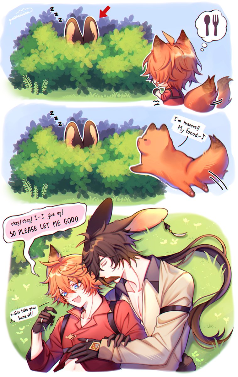 praekkamnuan's tweet photo. BEWARE OF THE FOX🦊(?) #鍾タル #zhongchi https://t.co/EySPjD5lEq