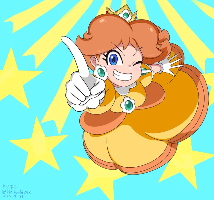 デイジー姫生誕36周年おめでとうございます!出番、グッズ等々明らかに昔と活躍具合が変わっていますね!今まではあり得なさそうだった主役やルイージゲームのヒロインなどが現実になる予感がしますし今後も一層応援しています!#デイジー姫 