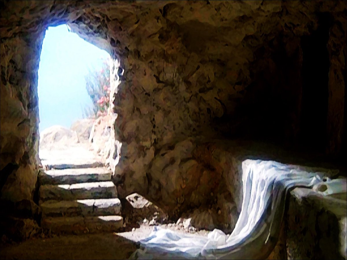 The stone was rolled away. 
The tomb is empty. 
Death could not hold Him. 
The victory is WON! He is RISEN!
Amen!!