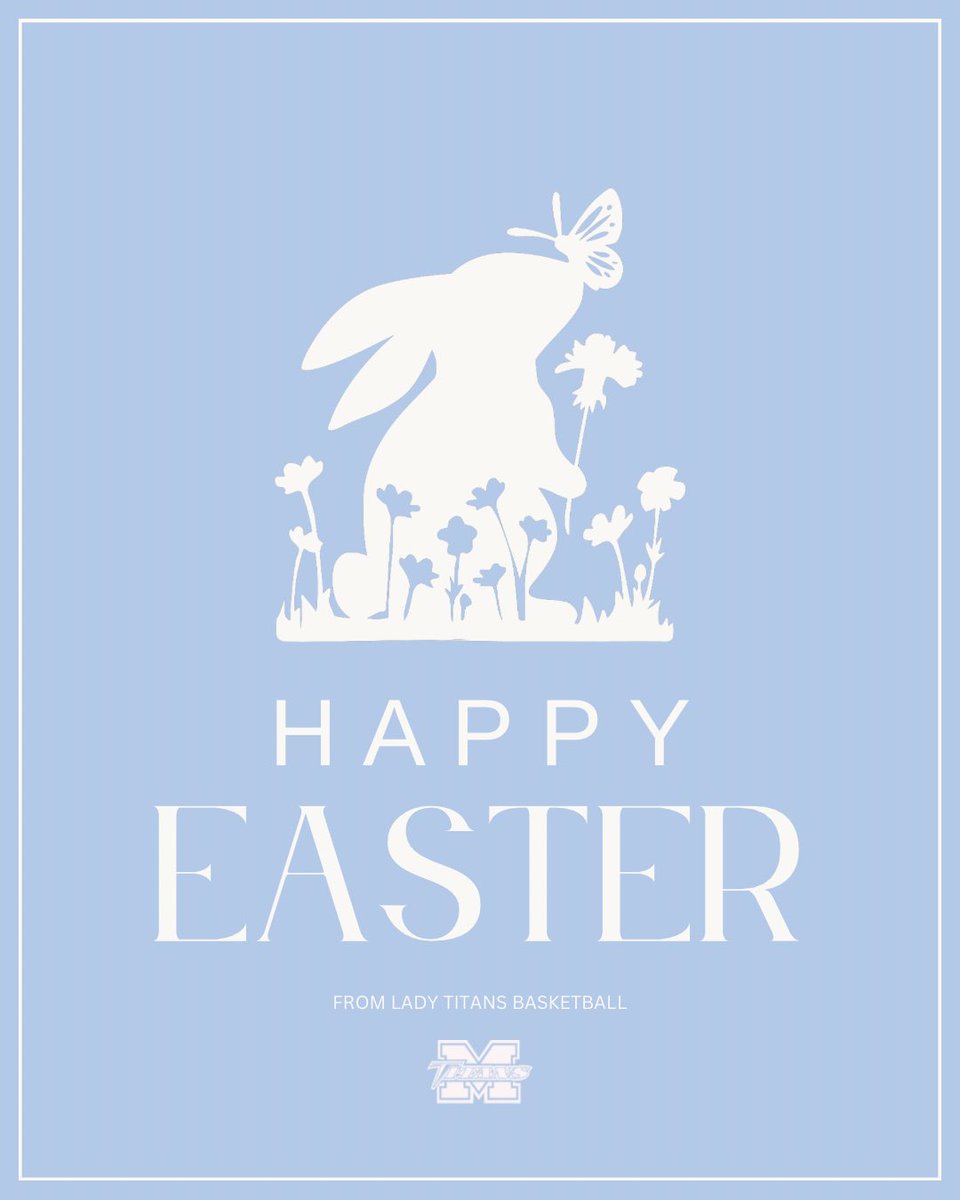 Hoppin’ into Easter with joy in our hearts! Love from Lady Titans Basketball.