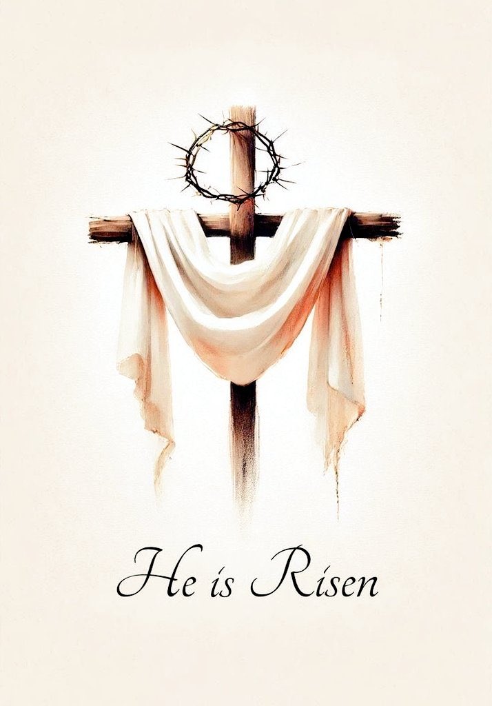 Happy Easter! 

“He isn’t here! He is risen from the dead, just as he said would happen. Come, see where his body was lying.”    Matthew 28:6