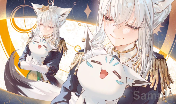 COMIC1☆26/コミ1/Web頒布 新作情報「フブキ」のスリーブとプレイマットになります。イラストはhyde様()になります! 