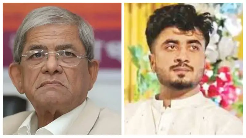 জাহিদুল ইসলাম হত্যায় তীব্র নিন্দা প্রকাশ মির্জা ফখরুলের, জড়িতদের অবিলম্বে গ্রেফতারের দাবি