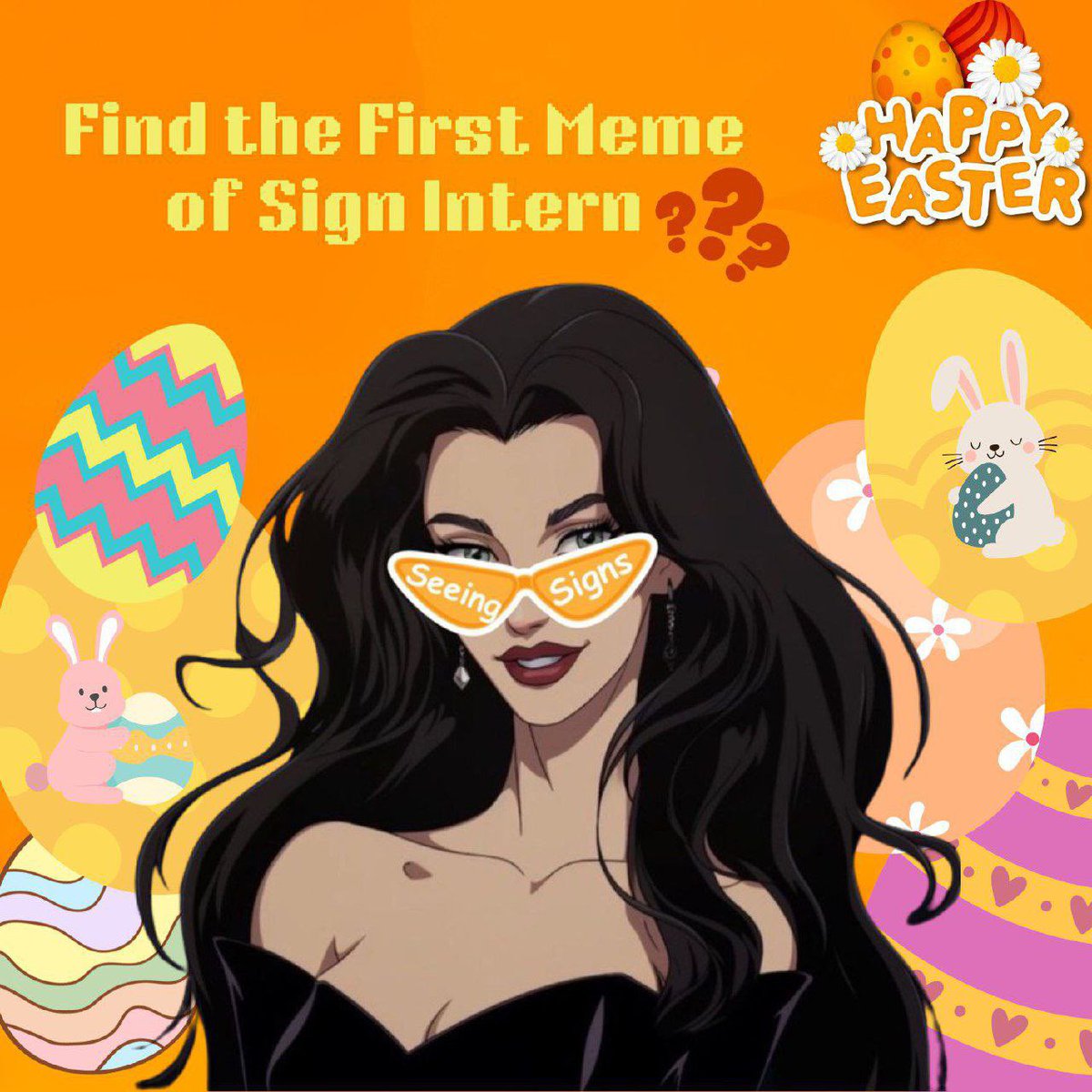 Sign 🧡👀 (@sign) on Twitter photo happi easter Signees 👀🧡🐣
easter egg hunt: what's the first ever Sign meme ever made?
& what's your fave Sign meme?
- xoxo, memetic Sign intern
graphics credit: <a href="/Saccharo2528/">Hinode.sign🧡•🧡</a> happi easter Signees 👀🧡🐣
easter egg hunt: what's the first ever Sign meme ever made?
& what's your fave Sign meme?
- xoxo, memetic Sign intern
graphics credit: <a href="/Saccharo2528/">Hinode.sign🧡•🧡</a>