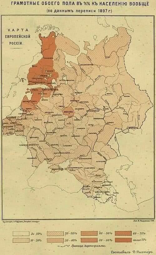 “Bringing civilization,” they said.

According to imperial legend, Russia graciously brought culture and enlightenment to Finland and the Baltics. Yet this pesky little map from 1897—the first and only census of the Russian Empire—tells a slightly awkward story.

See that dark