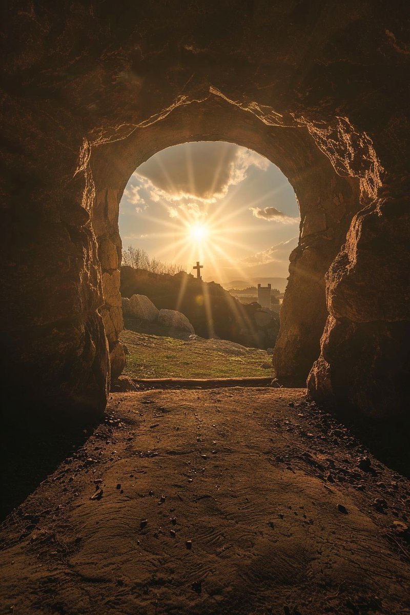 “For He is not here, He is risen.”

Death has died. Love has won.

Happy Easter to all. God bless friends.✝️🙏