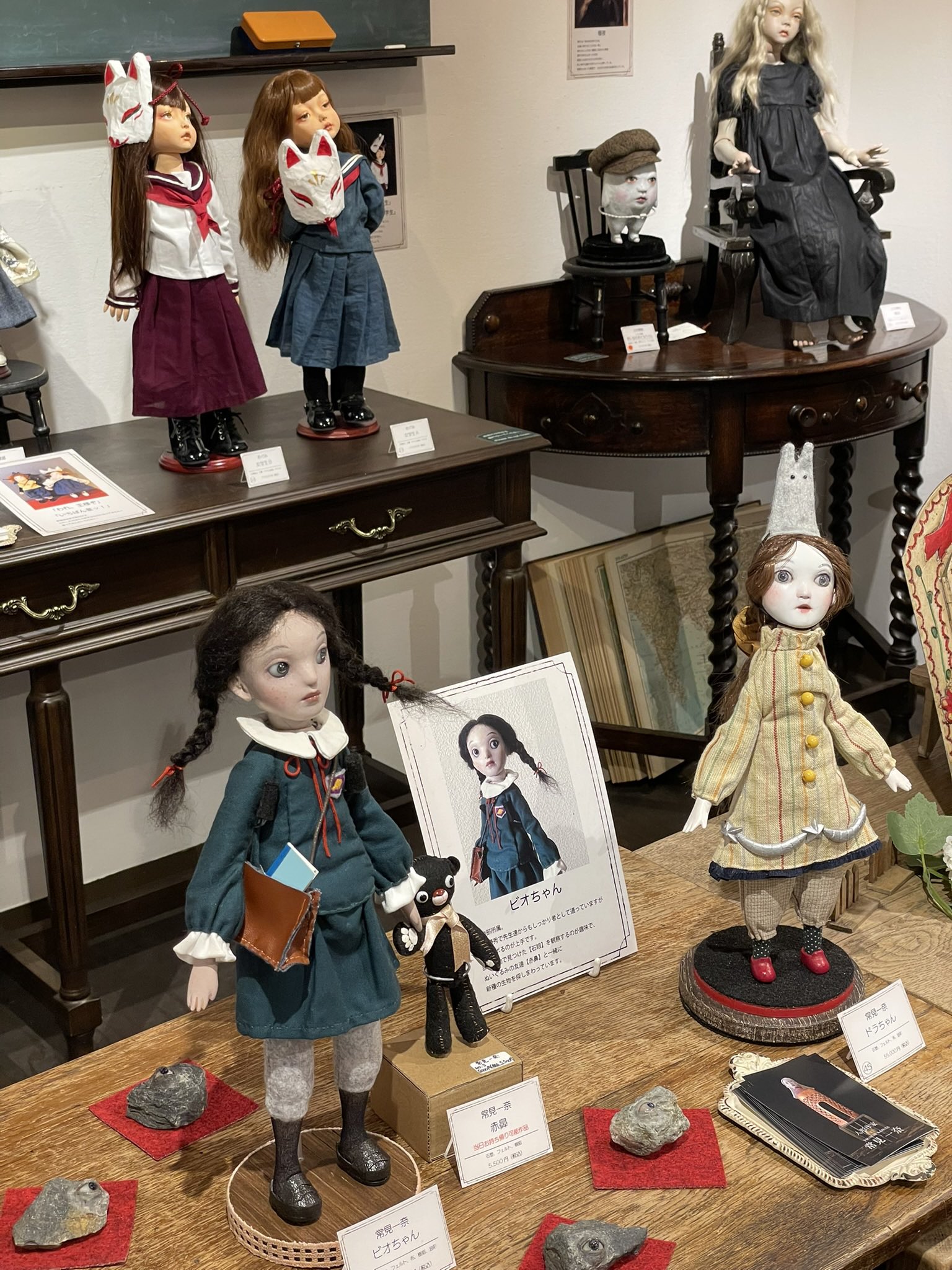 希少 NAKA DOLL 先代 中武久 お雛様 磁器製 陶磁工房なかドール