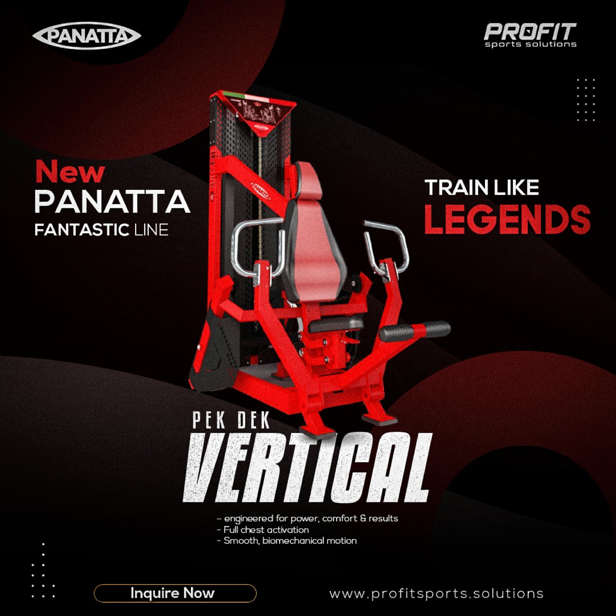 Profitspor99960's tweet image. The new Panatta Fantastic Line has landed.

From chain-driven safety to a CAM system that mirrors your natural strength curve, every detail is engineered for results.

#panatta #fantasticline #chaindriven #camsystem